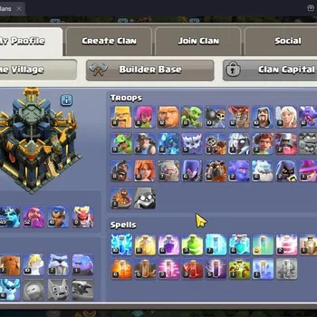 Clash of Clans Accounts High-End Global |TH 17-BH 10|LVL195|BK67,AQ96,MP49,GW52,RC41,DD9|BM26,BC22|6 Legend skin & 8