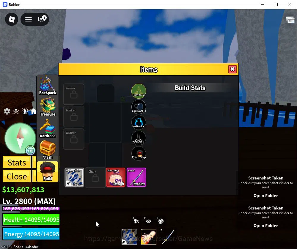 Roblox Accounts Blox Fruit |Lv Max + Dough,GodHuman|13M Beli 37K F image 10