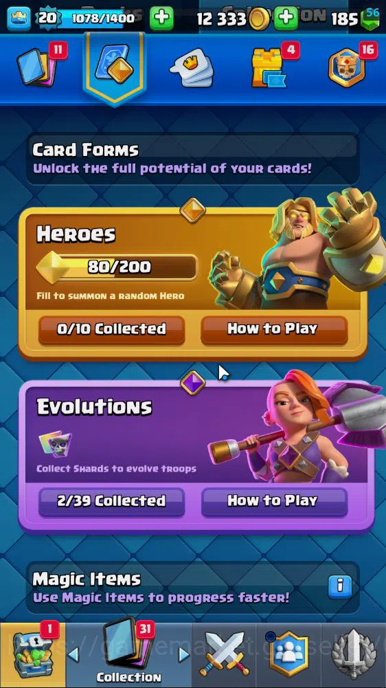 Clash Royale Accounts Lv 20|Trophy 3764|KTL 8|Limited Skin|Card 63| 2 EV image 5