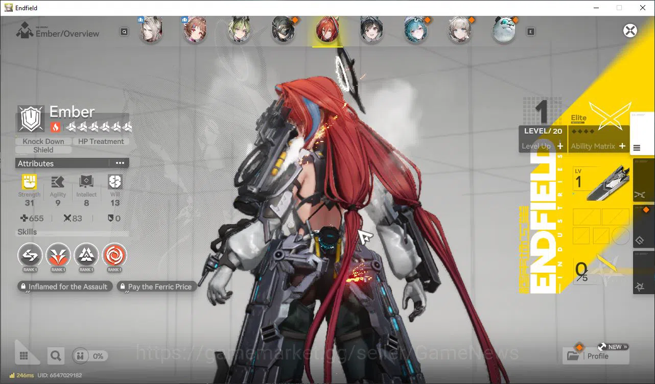 Arknights: Endfield Accounts Asia Lv52|11K+ Arsenal|6 SSR[LaevatainP2+Sign,Arde image 8