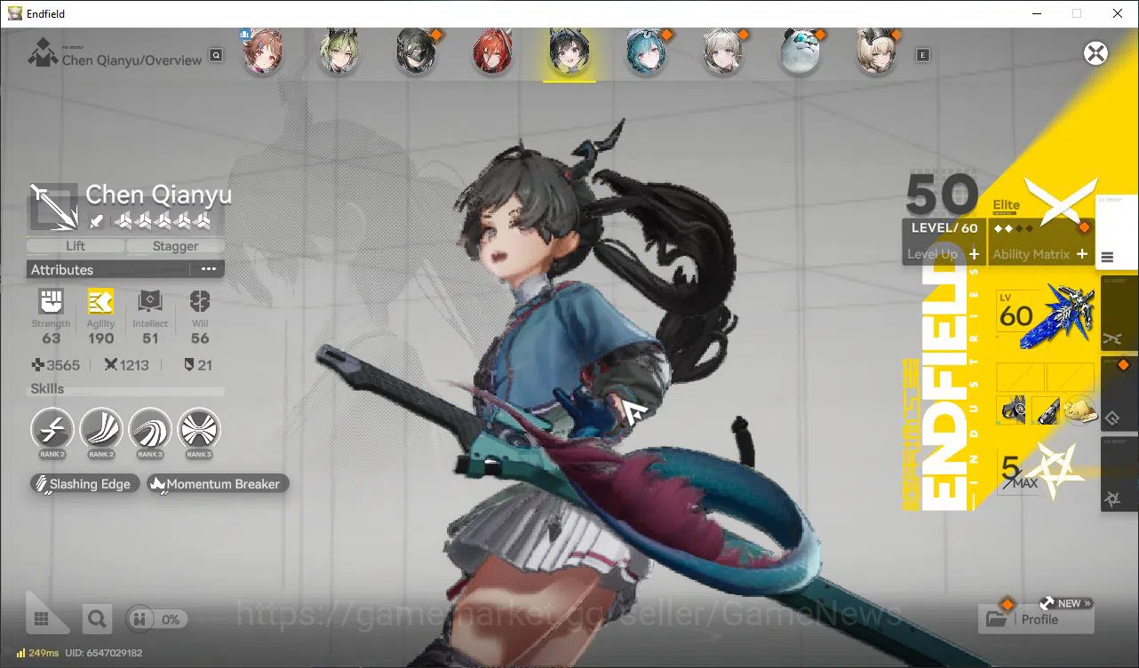 Arknights: Endfield Accounts Asia Lv52|11K+ Arsenal|6 SSR[LaevatainP2+Sign,Arde image 9
