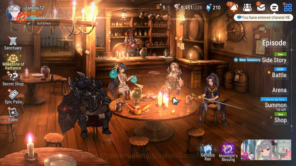 ASIA Unverif|Starter|6 ML(DCorvus, Harsetti,TE Kayron, etc), Wukong, Fenne, etc|Poh+Bles ON|5K Energy|Stove|CheckSS(ES3689) Epic Seven Starter ASIA Unverif|Starter|6 ML(DCorvus, Harsetti,TE Kay image 1