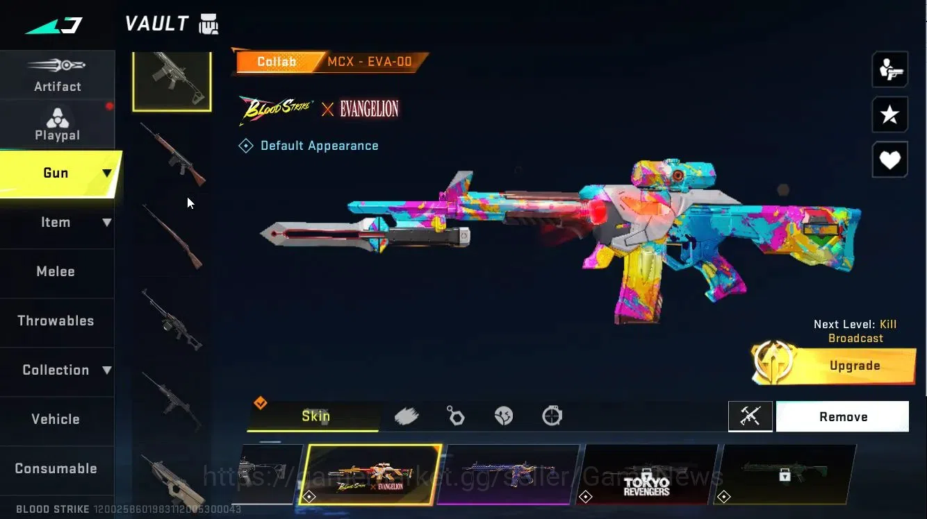 Blood Strike Accounts ASIA|Collab 7DS[KAG6,Kar98]+EVA[MCX]|16 ULTRA Seda image 18