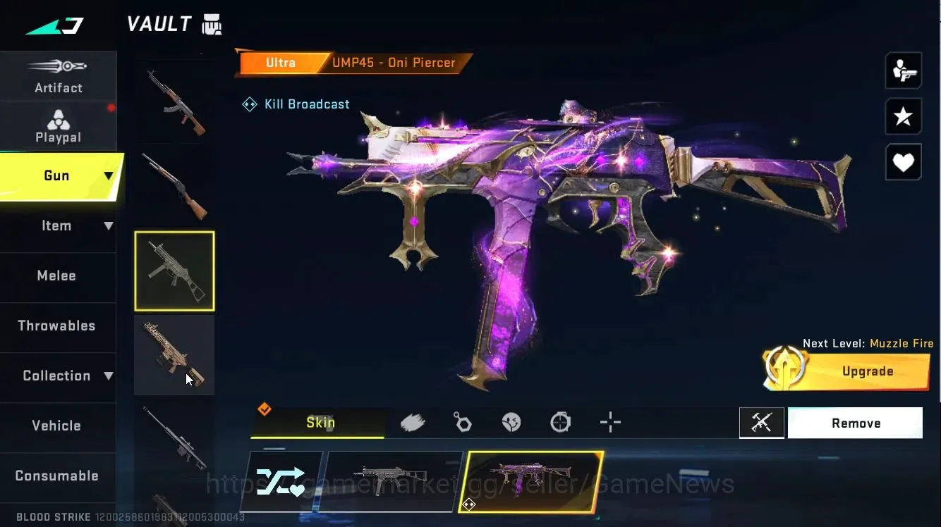 Blood Strike Accounts ASIA|Collab 7DS[KAG6,Kar98]+EVA[MCX]|16 ULTRA Seda image 20
