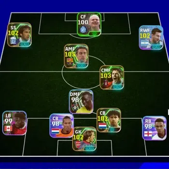 eFootball Accounts Legends & Iconic Players Android|6 Epic Xavi,Steven Gerrard,Frank Rijkard,David Seaman,Raul,Andriy
