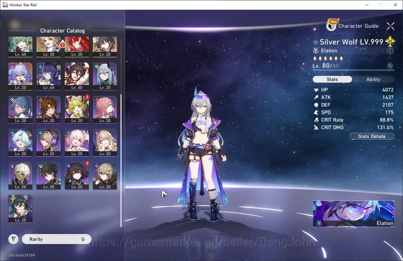 Honkai Star Rail Accounts ASIA | TL 65 | 8 LIMIT | SILVER WOLF | SPARXIE | D image 11