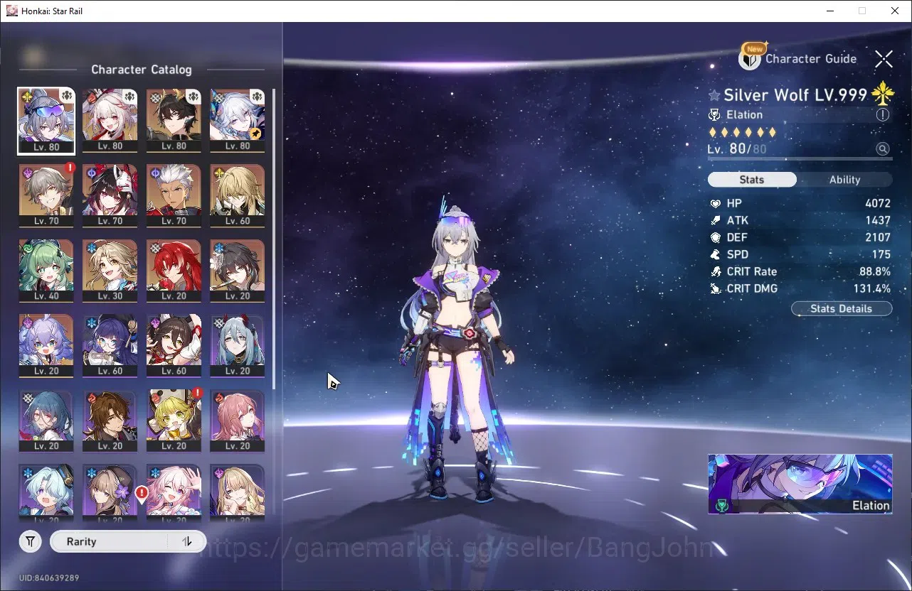 Honkai Star Rail Accounts ASIA | TL 65 | 8 LIMIT | SILVER WOLF | SPARXIE | D image 12