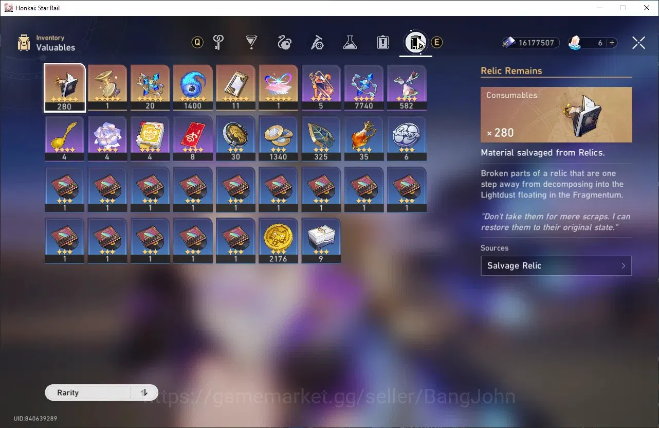 Honkai Star Rail Accounts ASIA | TL 65 | 8 LIMIT | SILVER WOLF | SPARXIE | D image 3