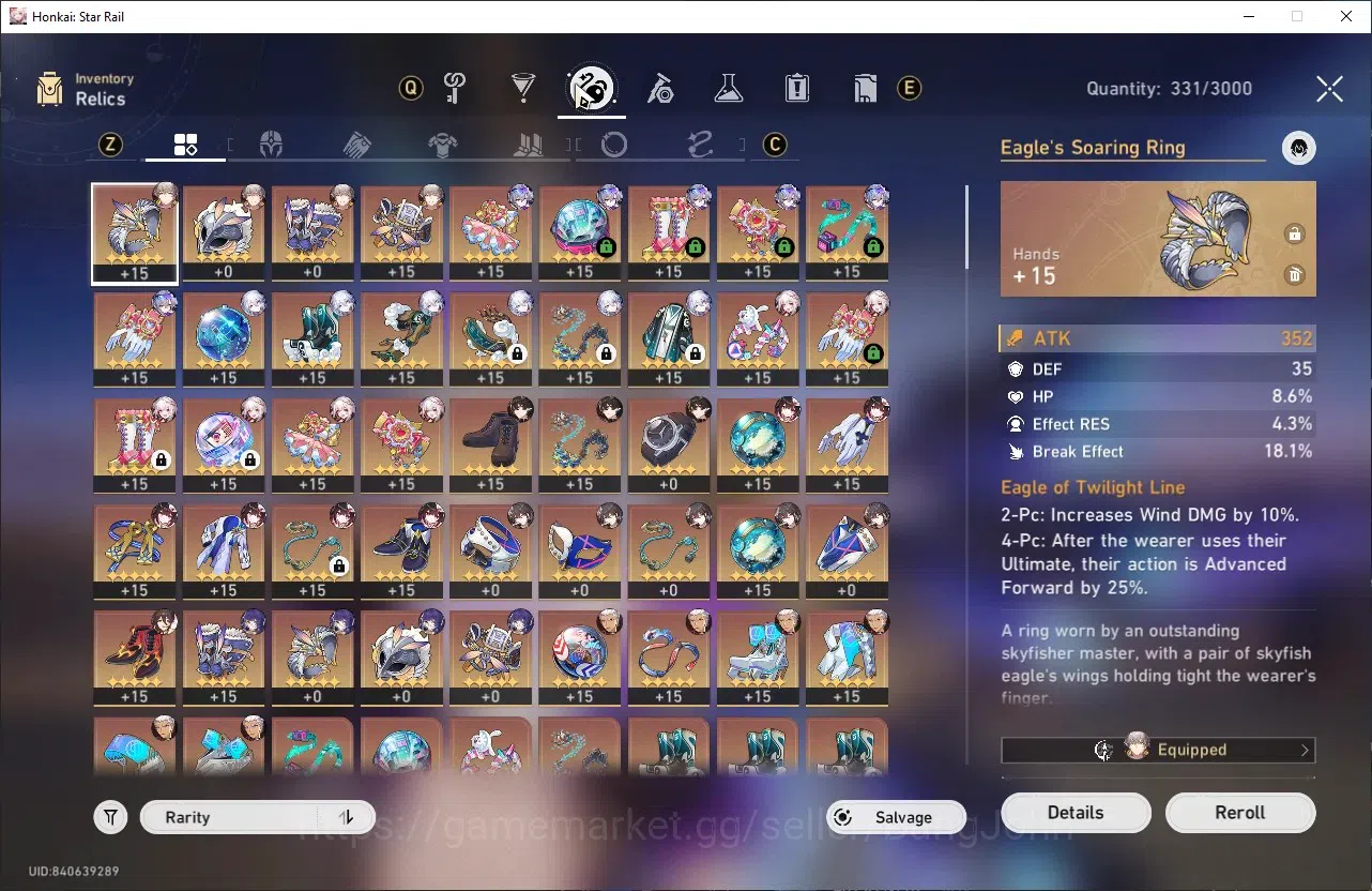 Honkai Star Rail Accounts ASIA | TL 65 | 8 LIMIT | SILVER WOLF | SPARXIE | D image 7