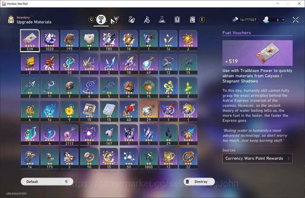 Honkai Star Rail Accounts ASIA | TL 65 | 8 LIMIT | SILVER WOLF | SPARXIE | D image 8