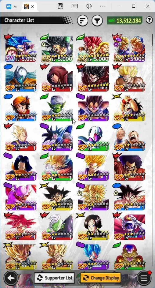 Dragon Ball Legends Accounts Global |Lvl 151|13.5M Total Power|28.8K CC|3 LR|1  image 13