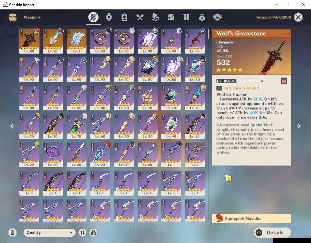 Genshin Impact Accounts ASIA|AR 58|13 Limited + 3 (*5Weap)|PremTeam [Flins image 14