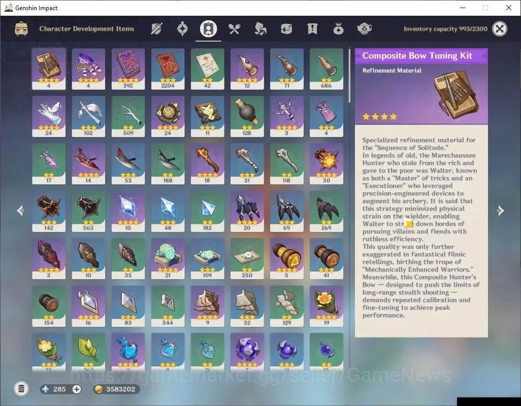 Genshin Impact Accounts ASIA|AR 58|13 Limited + 3 (*5Weap)|PremTeam [Flins image 16