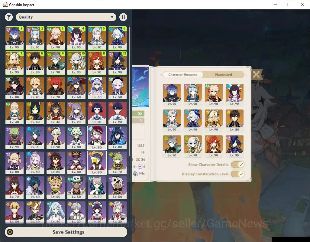 Genshin Impact Accounts ASIA|AR 58|13 Limited + 3 (*5Weap)|PremTeam [Flins image 2