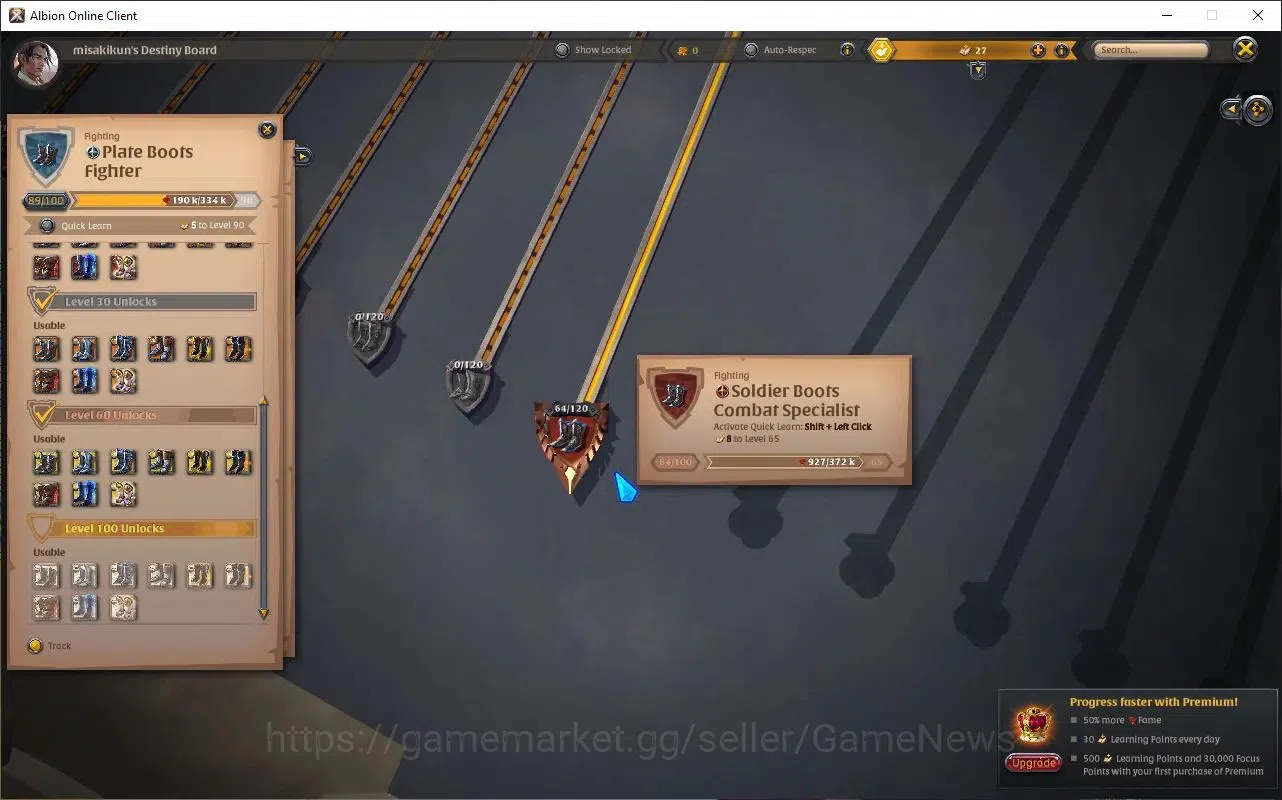 Albion Online Accounts High-End ASIA |5M Total Fame - 9,51M Bank Value|T8 Fiber Harvest Gather Equipment, T7 DualSword 10