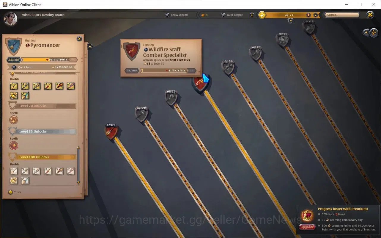 Albion Online Accounts High-End ASIA |5M Total Fame - 9,51M Bank Value|T8 Fiber Harvest Gather Equipment, T7 DualSword 6