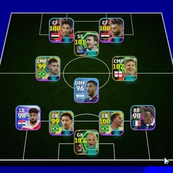 eFootball Accounts Legends & Iconic Players Android|Big Time K.Kvaratskhelia '26|Epic Gerrard,Christian