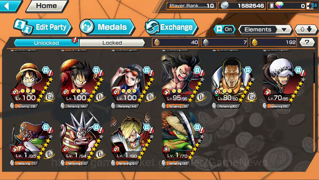 One Piece Bounty Rush Accounts Global|5 EX|5 Elder St.Saturn,[Borsalino],GP Edwar image 6