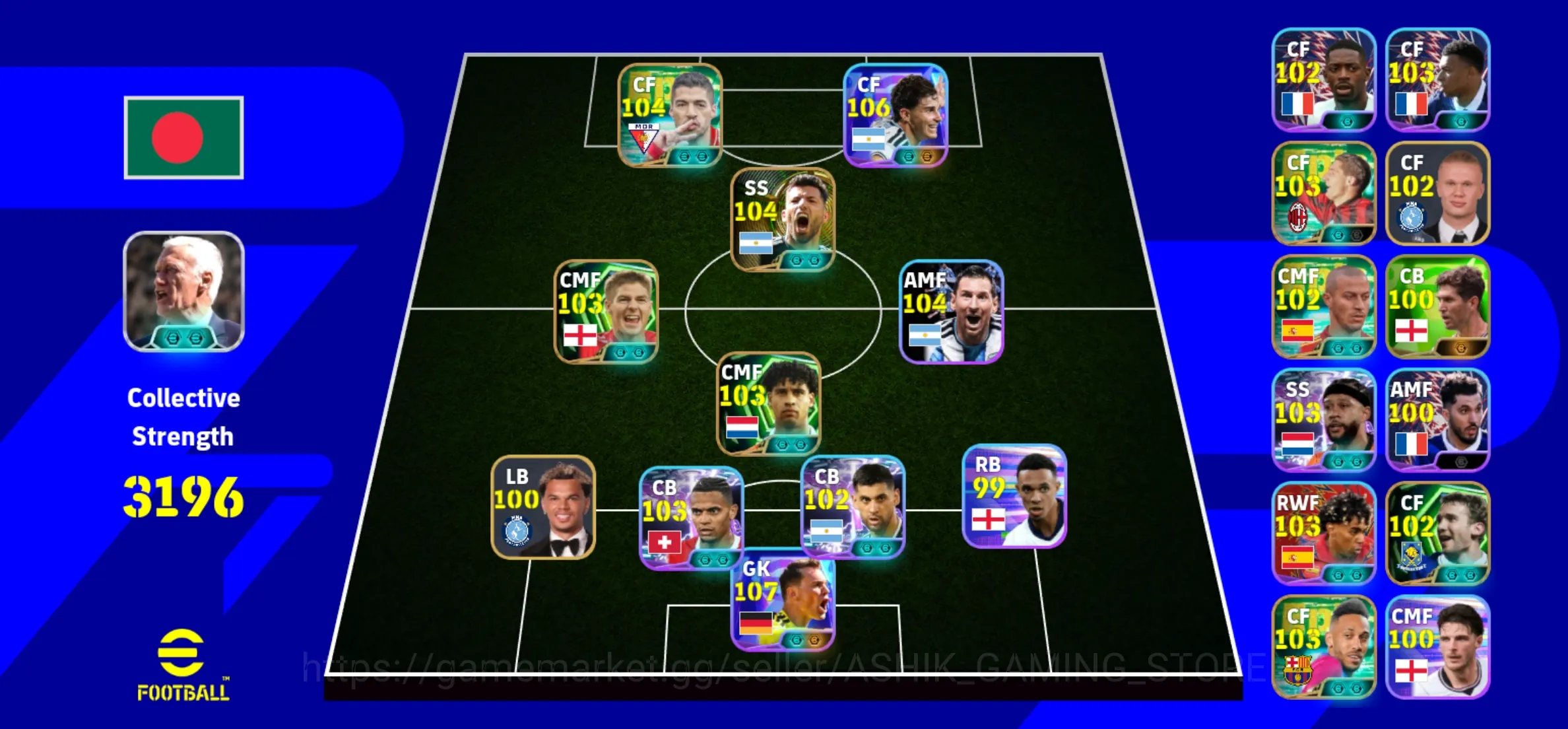 eFootball Accounts Legends & Iconic Players eFootball 2026 107 GK • 106 Neymar • 105+ Star Players | Messi • Mbappé 1