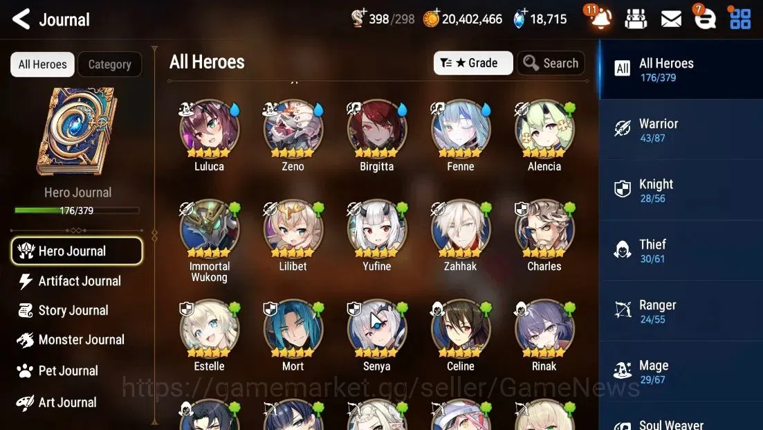 Epic Seven Accounts Global|Verif|NewEra|11 ML(SOTD Diene,BArunka,NM Lu image 7