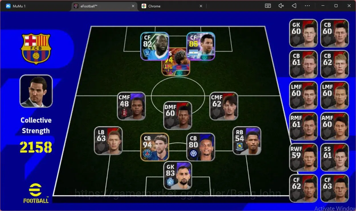 eFootball Accounts Android |PW 2158 | Bigtime Lamine Yamal| Sgowtime  image 2