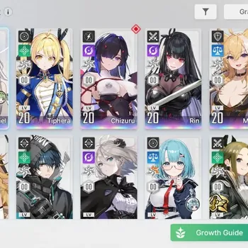 Chaos Zero Nightmare Accounts Global|Lv 55|9 SSR [Sereniel M6+Sign,Tiphera,Chizuru,Rin,Mei Lin,Etc]|Check