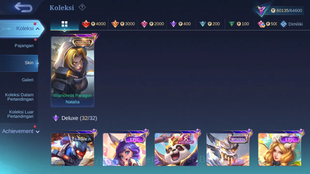 Mobile Legends: Bang Bang Accounts GLOBAL Hero 131 Skin 291 | Zodiac Selena | KOF Kar image 2