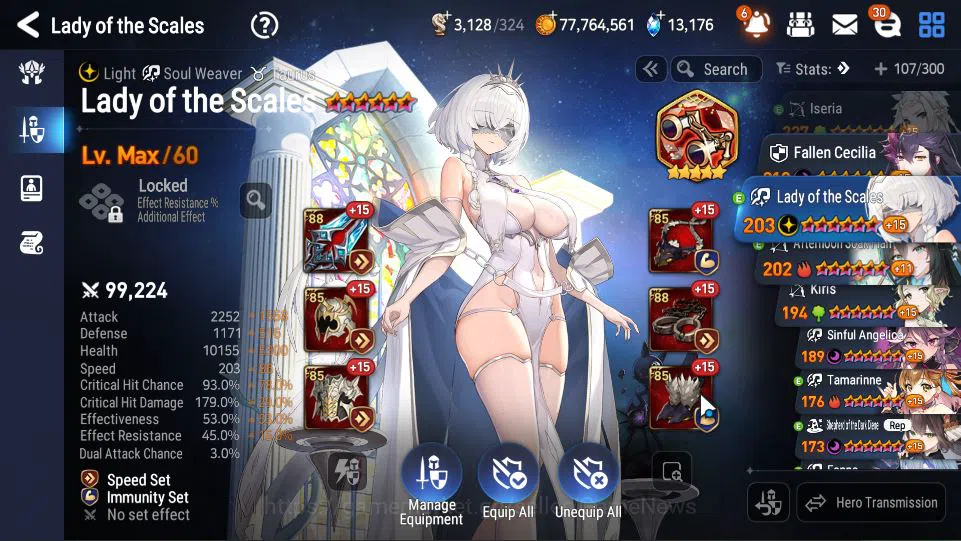 Epic Seven Accounts ASIA VERIF|19 ML(Salome,LOT Scales,Har Setti,Etc)+ image 3