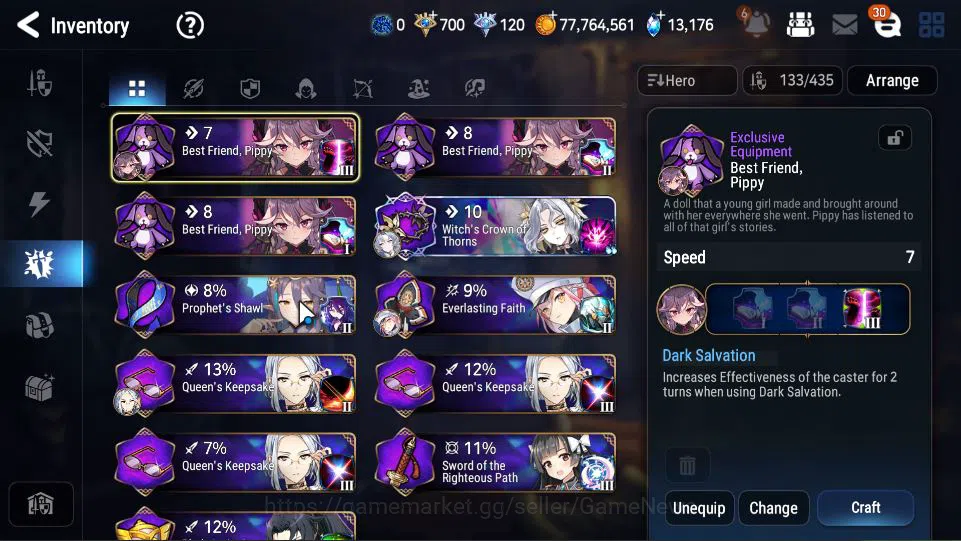 Epic Seven Accounts ASIA VERIF|19 ML(Salome,LOT Scales,Har Setti,Etc)+ image 8