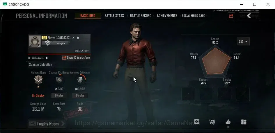 Arena Breakout Accounts MOBILE|Lv30|SV 16.1M|CV 9.3M|Rebel Glasses,Maelstr image 2