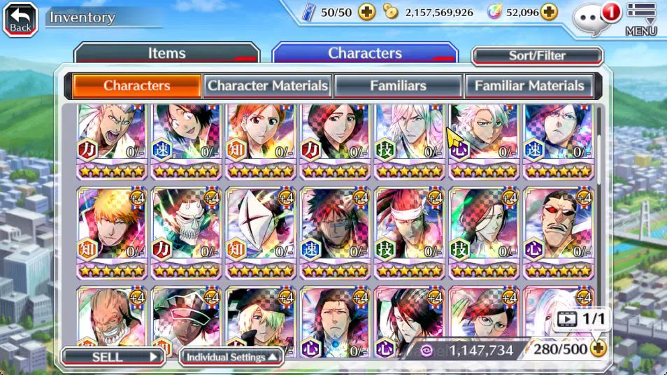 Bleach: Brave Souls Accounts [GLOBAL]52K Orb|TYBW26[Meninas,Liltotto],Rukia 10t image 10