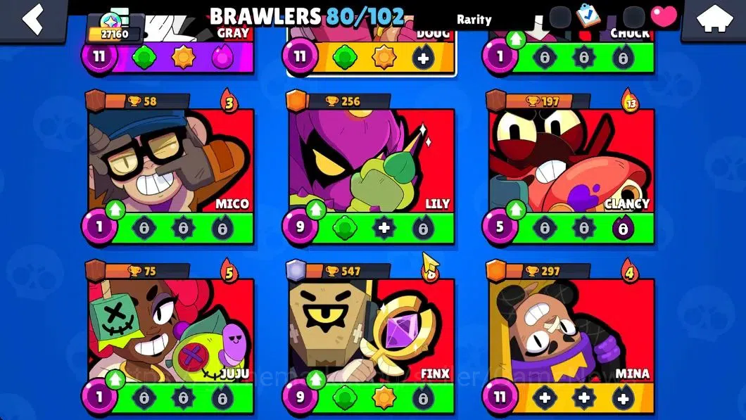 Brawl Stars Accounts Lv 90|27K Trophy|80 Brawlers 16 Max Lvl|UL Sirius| image 10