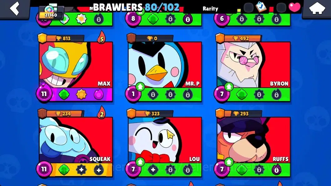Brawl Stars Accounts Lv 90|27K Trophy|80 Brawlers 16 Max Lvl|UL Sirius| image 12