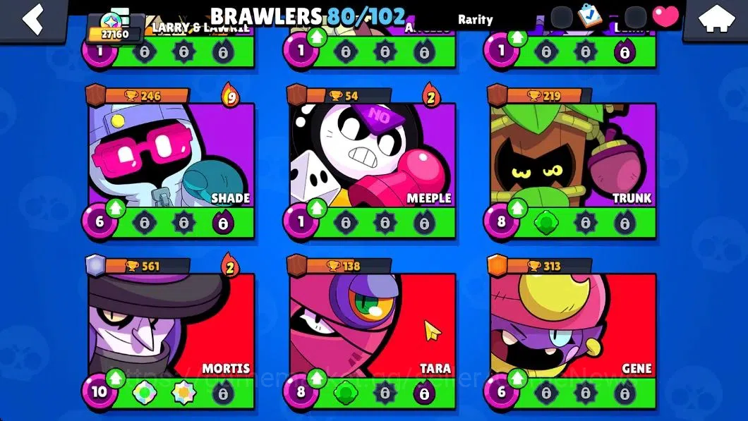 Brawl Stars Accounts Lv 90|27K Trophy|80 Brawlers 16 Max Lvl|UL Sirius| image 13