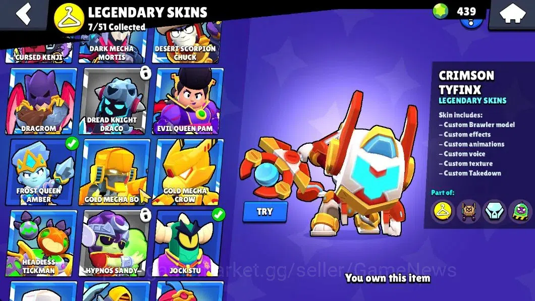 Brawl Stars Accounts Lv 90|27K Trophy|80 Brawlers 16 Max Lvl|UL Sirius| image 15