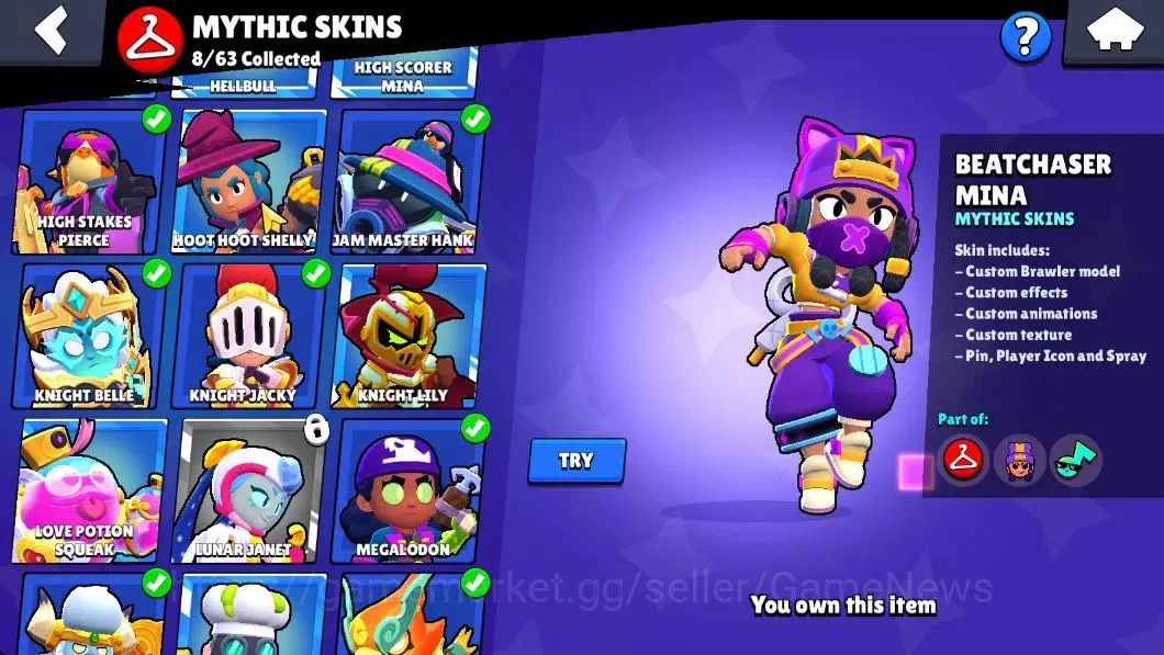 Brawl Stars Accounts Lv 90|27K Trophy|80 Brawlers 16 Max Lvl|UL Sirius| image 18