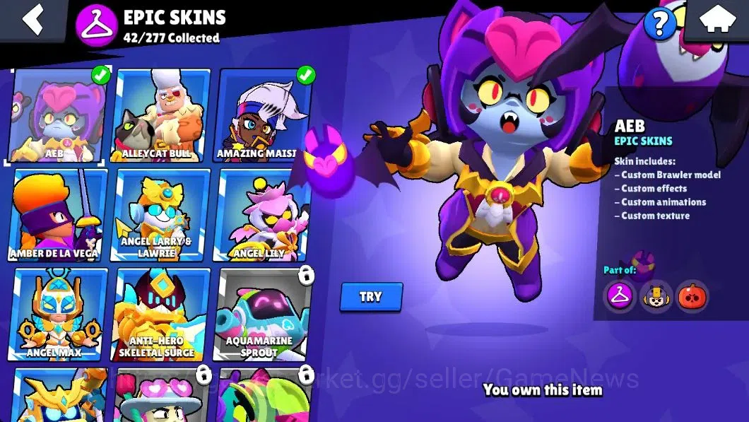 Brawl Stars Accounts Lv 90|27K Trophy|80 Brawlers 16 Max Lvl|UL Sirius| image 20