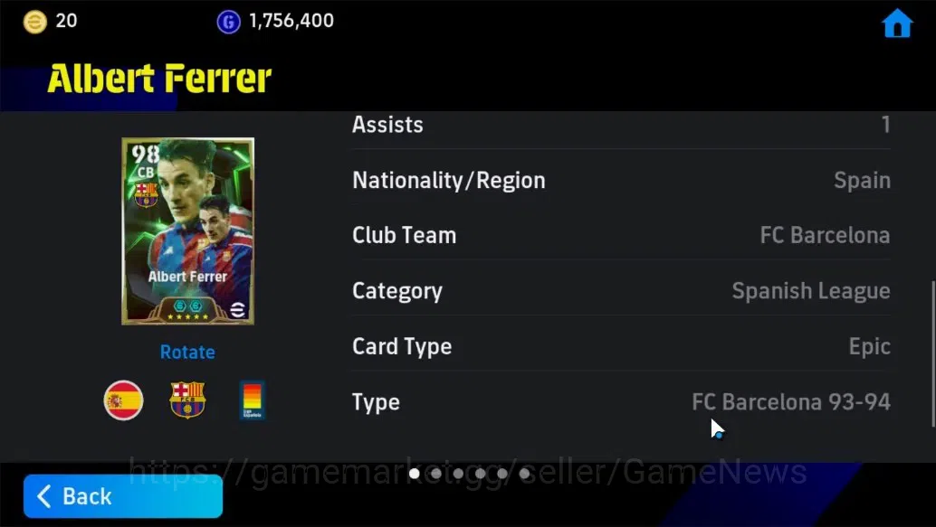 eFootball Accounts Android||Johan Cruyff, Alan Franco, Oliver Kahn, R image 14
