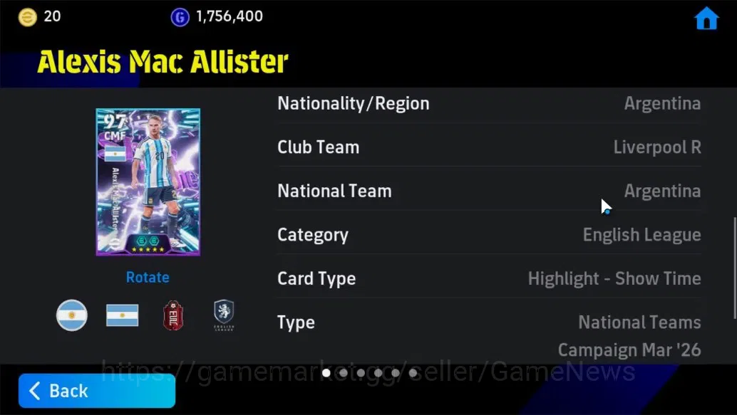 eFootball Accounts Android||Johan Cruyff, Alan Franco, Oliver Kahn, R image 20
