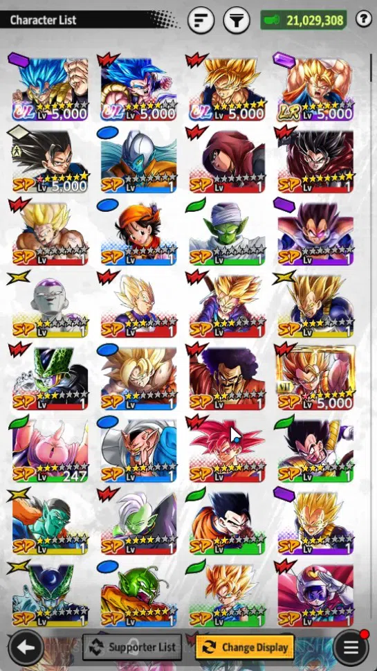 Dragon Ball Legends Accounts Android|Lvl 148|21M Total Power|961 CC|1 LR|3 UL|L image 4