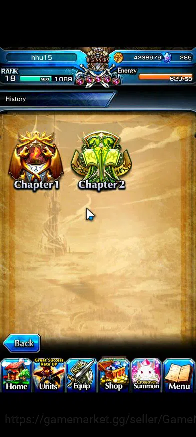 Grand Summoners Accounts Global|Rank 18|7 Ascend|InumutaTW,S Miyu,Isliid,Ch image 4