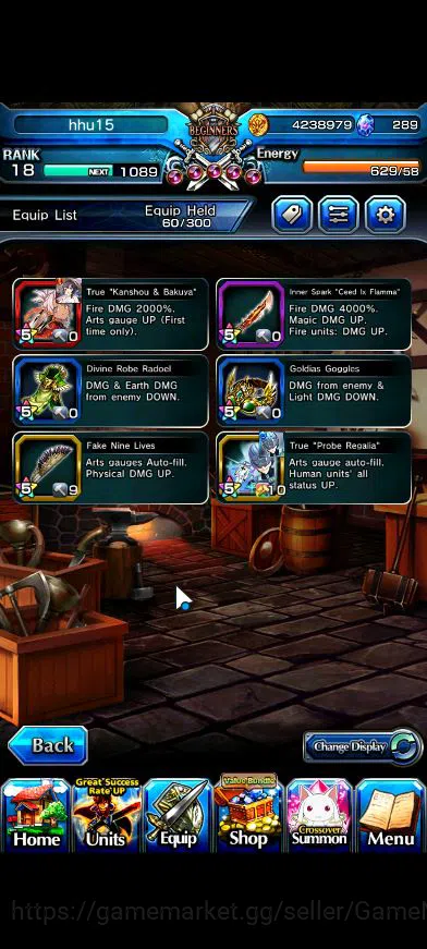 Grand Summoners Accounts Global|Rank 18|7 Ascend|InumutaTW,S Miyu,Isliid,Ch image 7