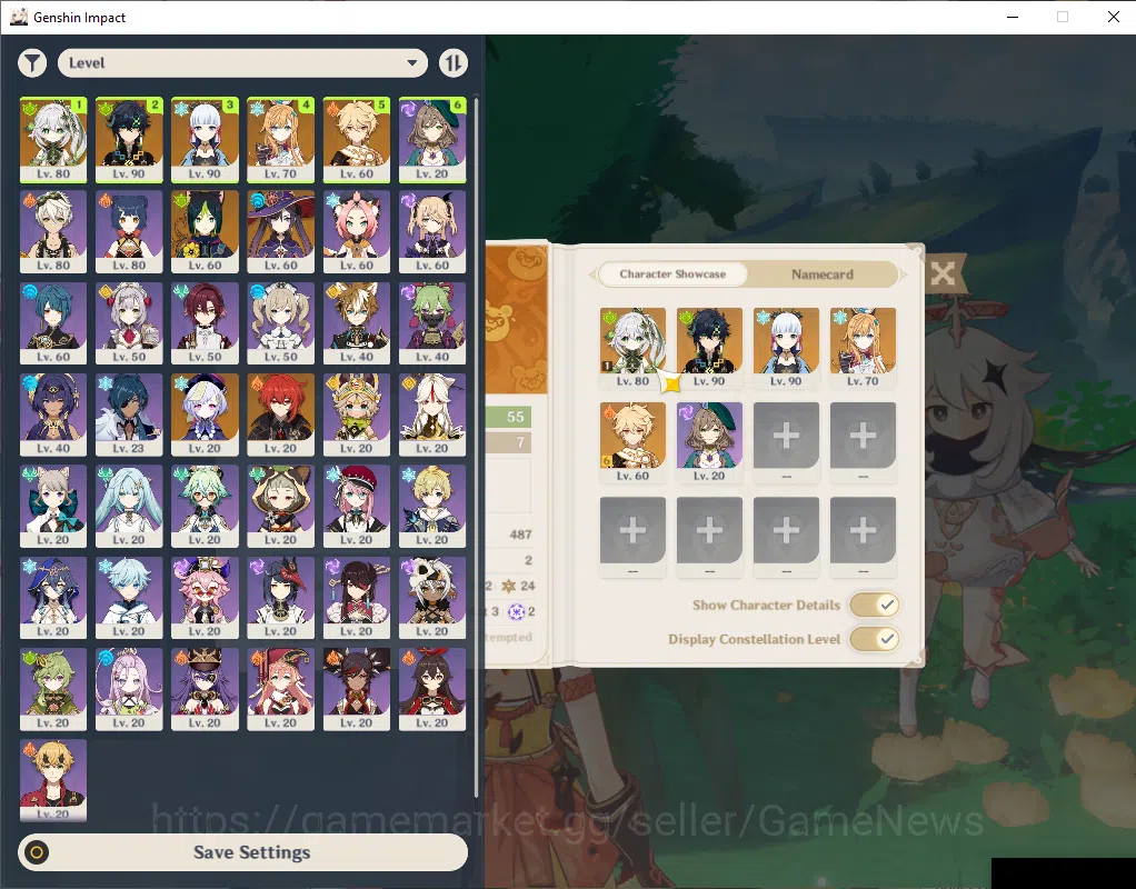Genshin Impact Accounts ASIA|AR 55|4 Limited+4(*5Weapon)|Kinich+Sign,Nahid image 1