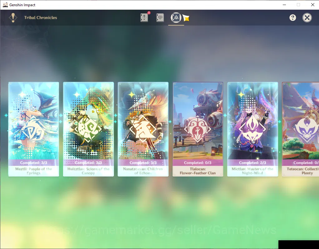 Genshin Impact Accounts ASIA|AR 55|4 Limited+4(*5Weapon)|Kinich+Sign,Nahid image 14