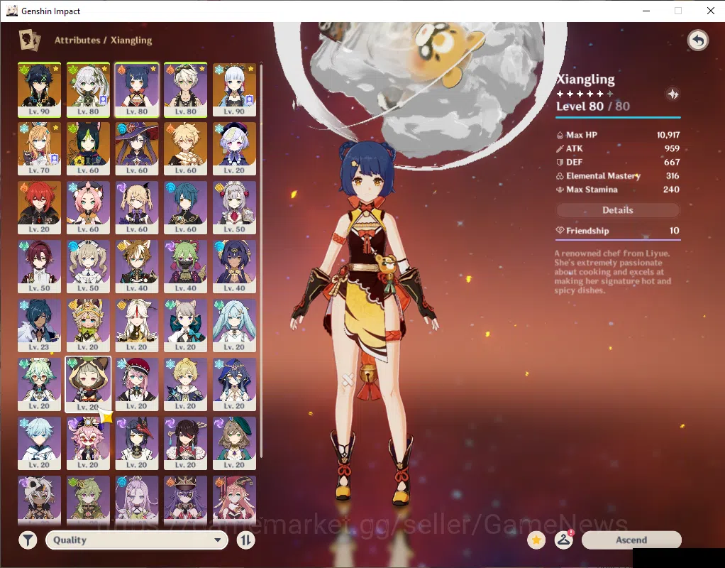 Genshin Impact Accounts ASIA|AR 55|4 Limited+4(*5Weapon)|Kinich+Sign,Nahid image 3