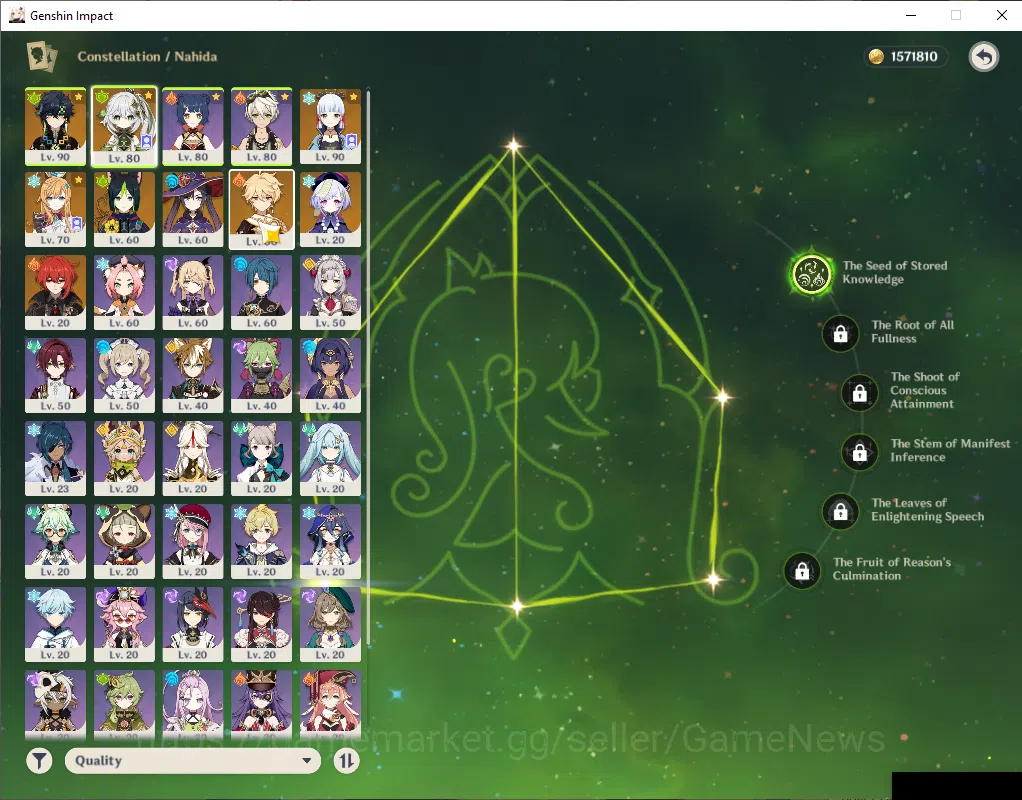 Genshin Impact Accounts ASIA|AR 55|4 Limited+4(*5Weapon)|Kinich+Sign,Nahid image 4