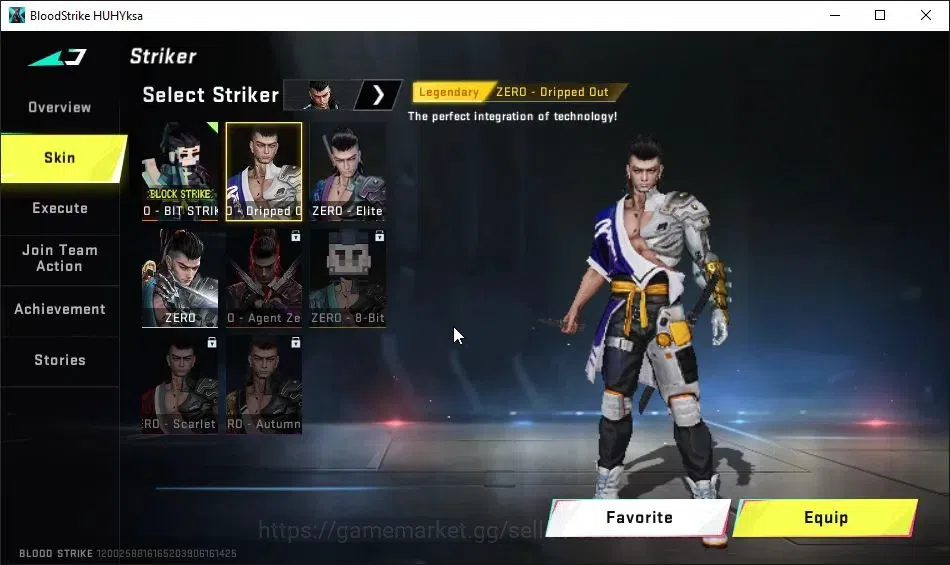 Blood Strike Accounts ASIA|Collab 7DS-AK47|Melee 2nd Anniv Butterfly Kni image 11