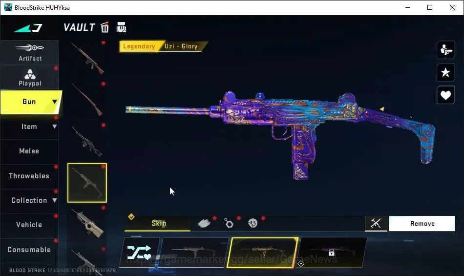 Blood Strike Accounts ASIA|Collab 7DS-AK47|Melee 2nd Anniv Butterfly Kni image 13