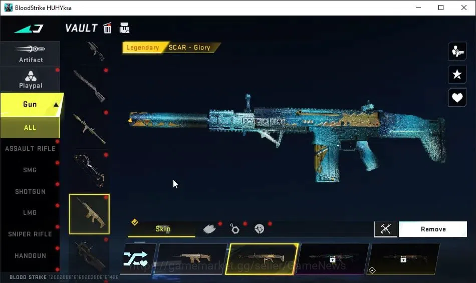 Blood Strike Accounts ASIA|Collab 7DS-AK47|Melee 2nd Anniv Butterfly Kni image 16