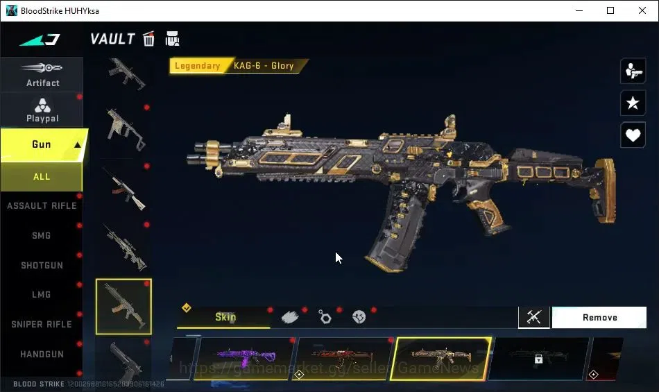 Blood Strike Accounts ASIA|Collab 7DS-AK47|Melee 2nd Anniv Butterfly Kni image 17